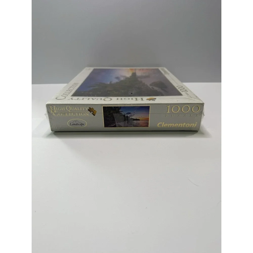 Clementoni High Quality Collection 1000 Piece Puzzle Tropical Beach Sunset Seale